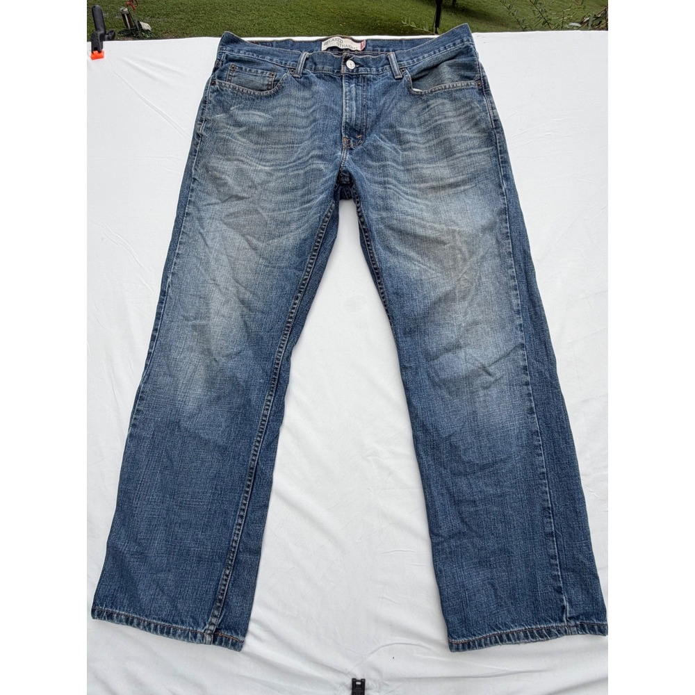 Levis 559 Relaxed Straight Jeans Blue Denim Mens 36x30 Medium Wash 00559-4256